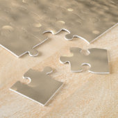 Golden Glitzer glücklich 15. Geburtstag Foto Jahr Puzzle (Seite)