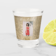 Golden Glitzer glücklich 15. Geburtstag Foto Jahr