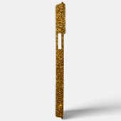 Golden Glitzer Individuelle Name Case-Mate iPhone  Hülle (Rückseite / Rechts)