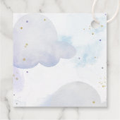 Golden Glitzer Moon Vielen Dank für Ihr Interesse Geschenkanhänger (Rückseite)