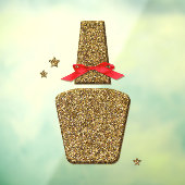 Golden Glitzer NAIL Salon Aufkleber (Blatt 3)