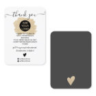 Golden Glitzer Pinselstrich Logo Bestellung Vielen