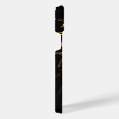 Golden Glitzer Stars iPhone Hülle (Rechte Seite)