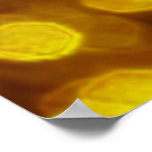 Golden Glitzer Textur Weihnachten abstrakte Hinter Poster (Ecke)