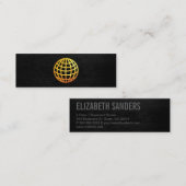 Golden Globe | FÜHRUNGSKRAFT Mini Visitenkarte (Vorne/Hinten)