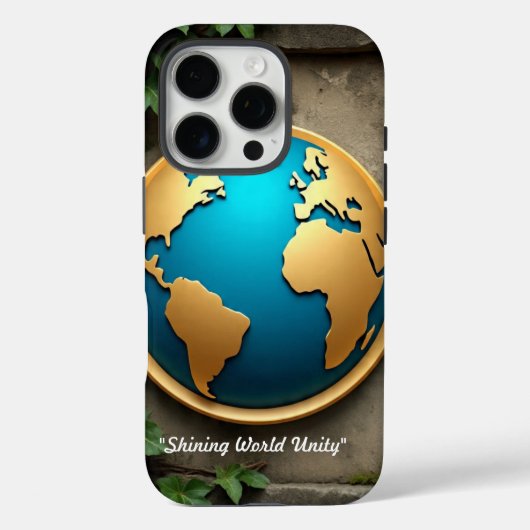 "Golden Globe Glory" Case-Mate iPhone Hülle (Rückseite)