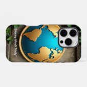 "Golden Globe Glory" iPhone Hülle (Rückseite (Horizontal))