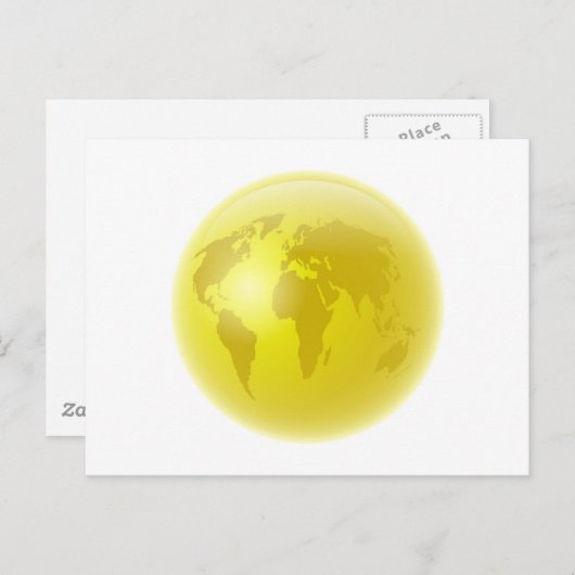 Golden Globe Postkarte (Vorne/Hinten)