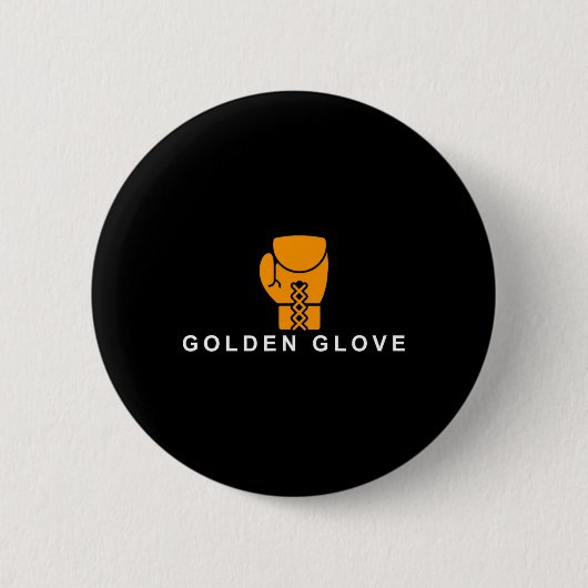 Golden-Gloves-Boxmotiviation  Button (Vorderseite)
