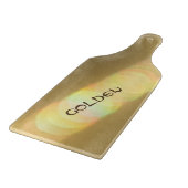 Golden Glow Bronze Glass Schneidebrett (Ecke)