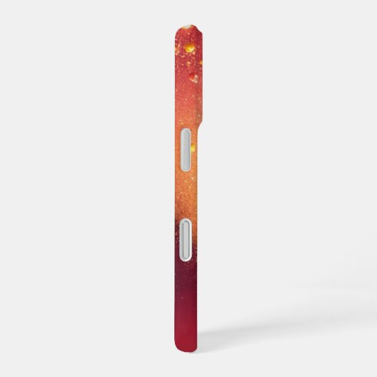 Golden Glow & Heart Romantic Phone Case iPhone 16 Hülle (Rechte Seite)