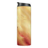 Golden Glow Monogramm  Thermosbecher (Nach rechts gedreht)