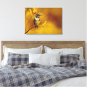 Golden Glow Stretch Canvas Print Leinwanddruck (Insitu (Schlafzimmer))