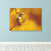 Golden Glow Stretch Canvas Print Leinwanddruck (Insitu (Holzboden))