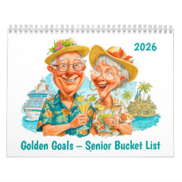 Golden Goals – 2026 Senior Bucket List Calendar Kalender