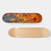 Golden Goddess Abstrakte Art Skateboard (Horizontal)