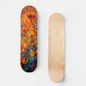 Golden Goddess Abstrakte Art Skateboard (Vorderseite)