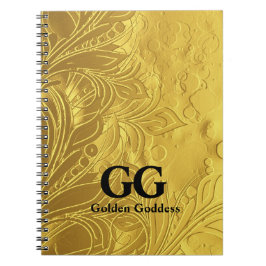 Golden Goddess feiert Happy 50. Geburtstagsparty Notizblock