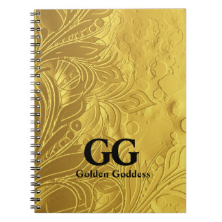 Golden Goddess feiert Happy 50. Geburtstagsparty Notizblock