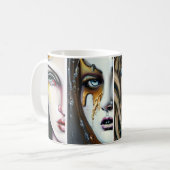Golden Goddesses Kunst Kaffeetasse (Vorderseite Links)