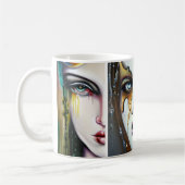 Golden Goddesses Kunst Kaffeetasse (Links)