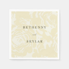 Golden Gold Bloms Serviette