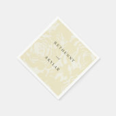 Golden Gold Bloms Serviette (Ecke)