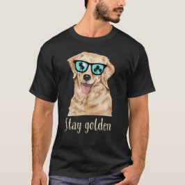 Golden - Golden Retriever Dog Lover bleibe T-Shirt