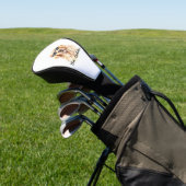 Golden Golden Retriever Golf Headcover (In SItu)