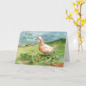 Golden Goose Birthday Card Karte (Gelbe Blume)