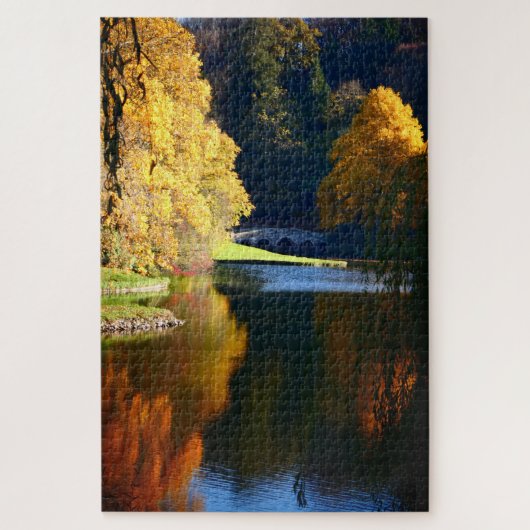 Golden Gorgeous, Herbst bei Stourhead Puzzle (Vertikal)