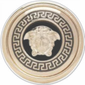 Golden Gorgon / Medusa Custom-Cut Vinyl Sticker (Vorderseite)