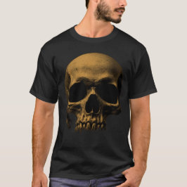Golden Goth Skull T-Shirt