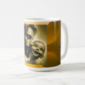 Golden Grace Embrace Kaffeetasse (VorderseiteRechts)
