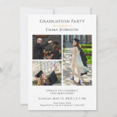 Golden Grad Party Einladung (Rückseite)