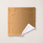 Golden Gradient mit benutzerdefinierter Monogramm Badhandtuch Set (Waschlappen)