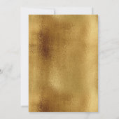 Golden Graduate | Ankündigung von Abschluss Foto (Rückseite)