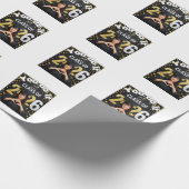 Golden Graduation Celebration Card –  Geschenkpapier (Ecke)