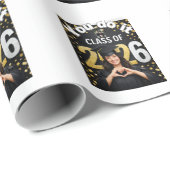 Golden Graduation Celebration Card –  Geschenkpapier (Rolleneckpunkt)