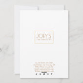 Golden Grand Opening - Preisverleihung Einladung K (Rückseite)