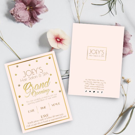 Golden Grand Opening - Preisverleihung Einladung K