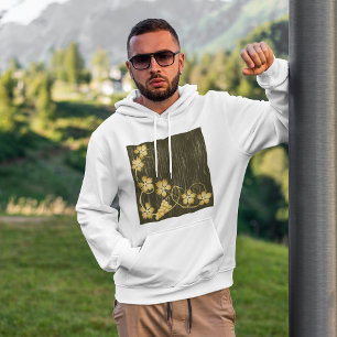 Golden Grapevine Mens Hoodie
