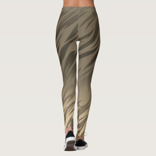 Golden Gray Flaming Leggings (Rückseite)