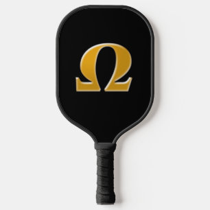 Golden Greece Omega - Symbol des Widerstands Pickleball Schläger