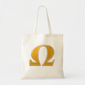 Golden Greece Omega - Symbol des Widerstands Tragetasche (Vorne)