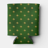 Golden Green Clover Pattern Dosenkühler (Vorderseite)