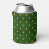 Golden Green Clover Pattern Dosenkühler (Kanne Rückseite)