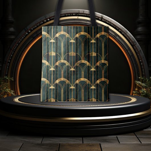 Golden & Green Gatsby Glamour Tasche