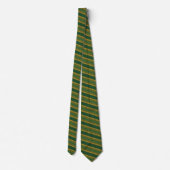 Golden Green Neck Tie - Moderne Krawatte (Rückseite)