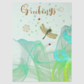 Golden Greetings  Seidenpapier (Vorderseite)